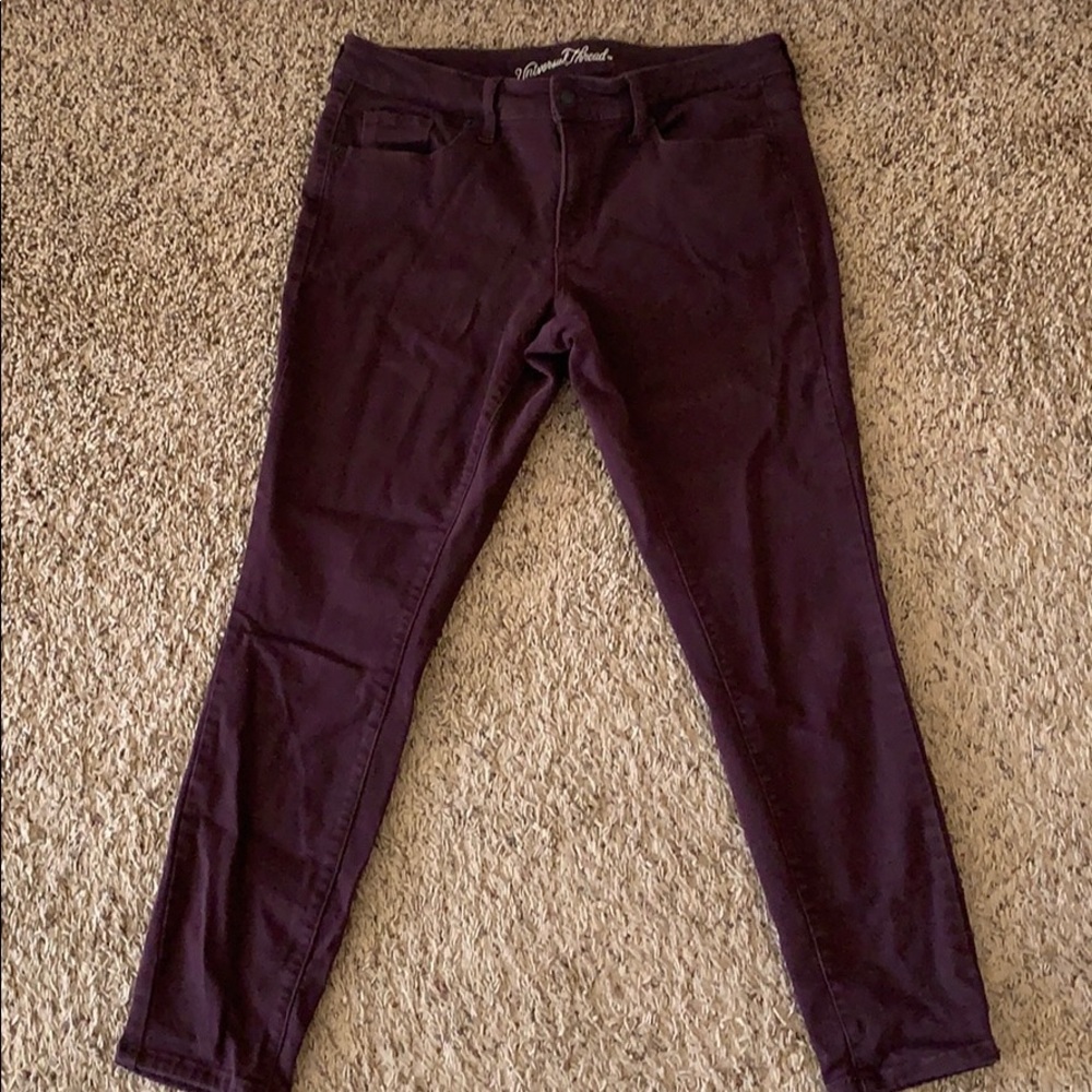 Purple UniversalThread skinny jeans